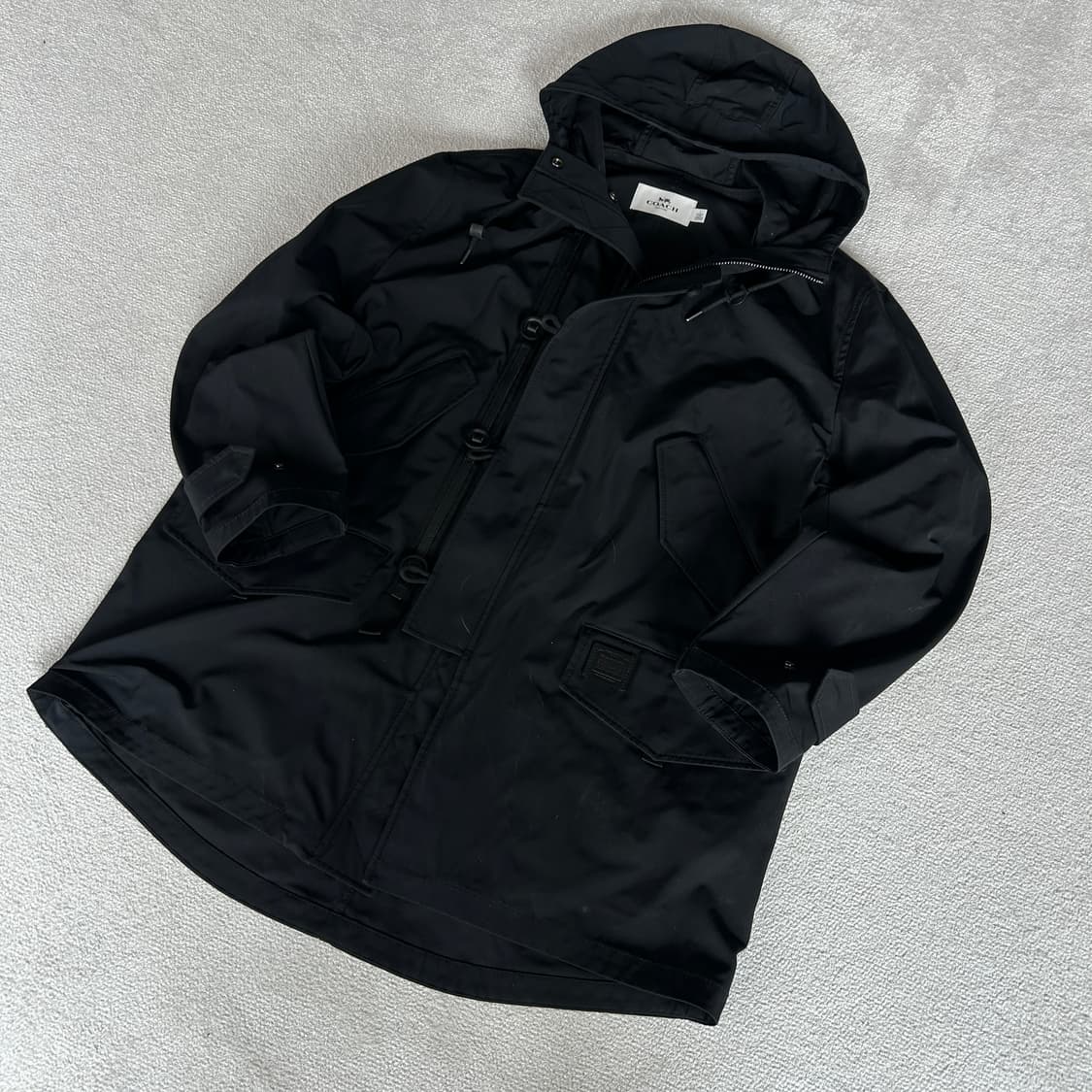 코치 블랙 후드 자켓 100 상품이미지1