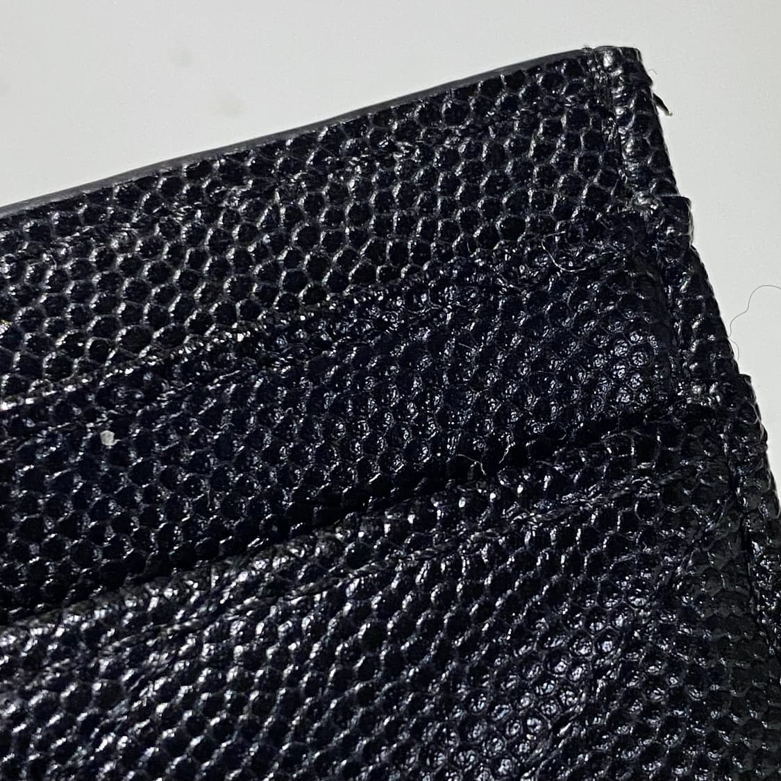 [정품]SAINT LAURENT 생로랑 마틀라세 모노그램 금장 카드지갑 상품이미지5