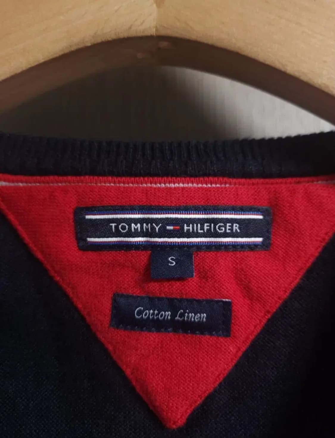 타미힐피거 얇은 니트조끼, S 상품이미지2