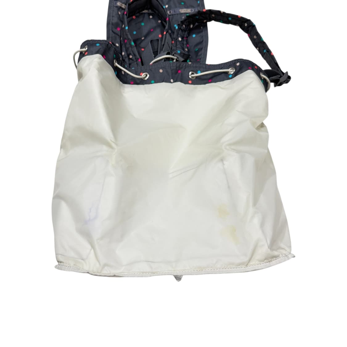 레스포삭 도트 땡땡이 포켓 백팩 가방 그레이 상품이미지9