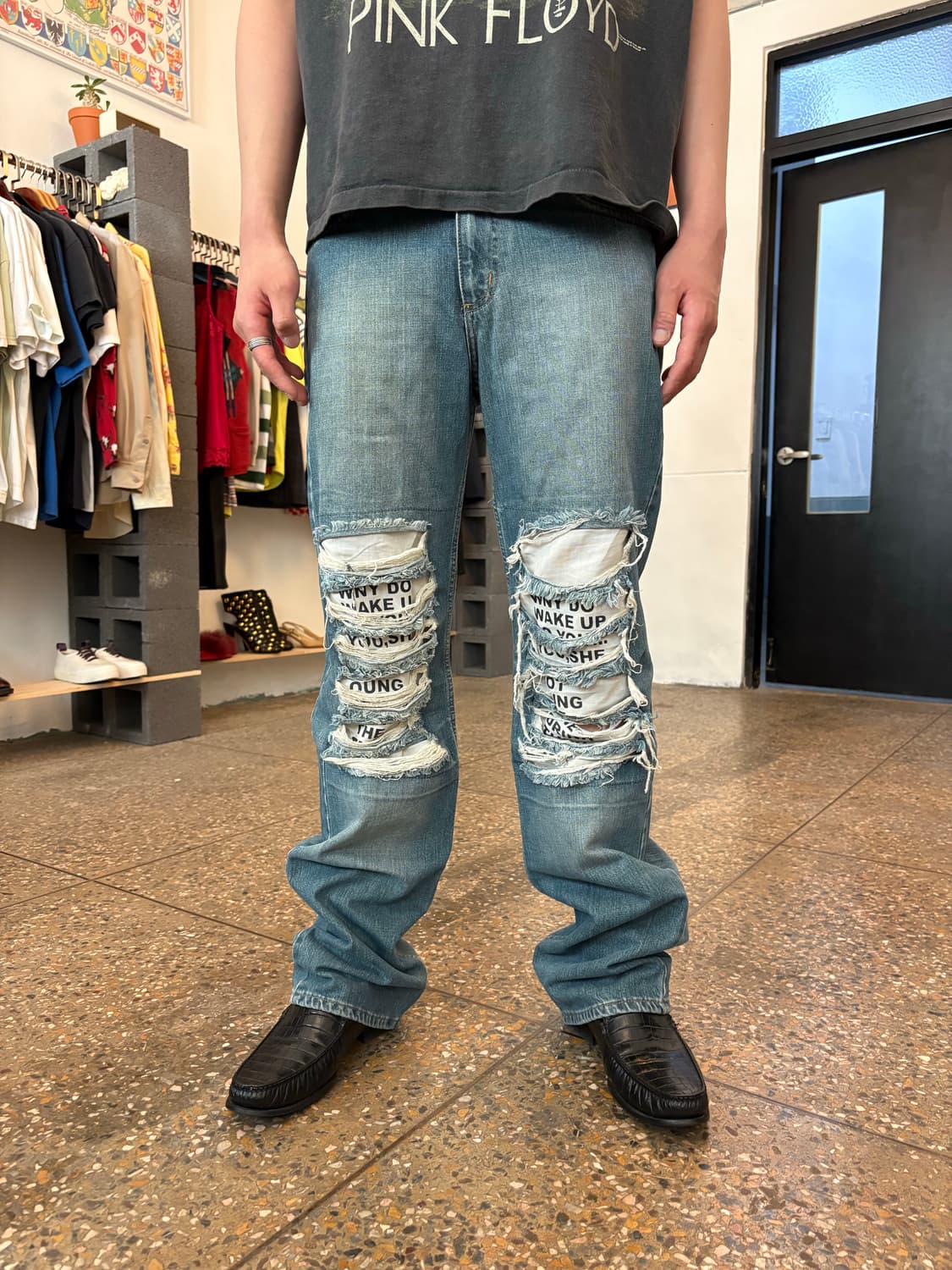 05AW Dolce&Gabbana 디스트레스 진 상품이미지2