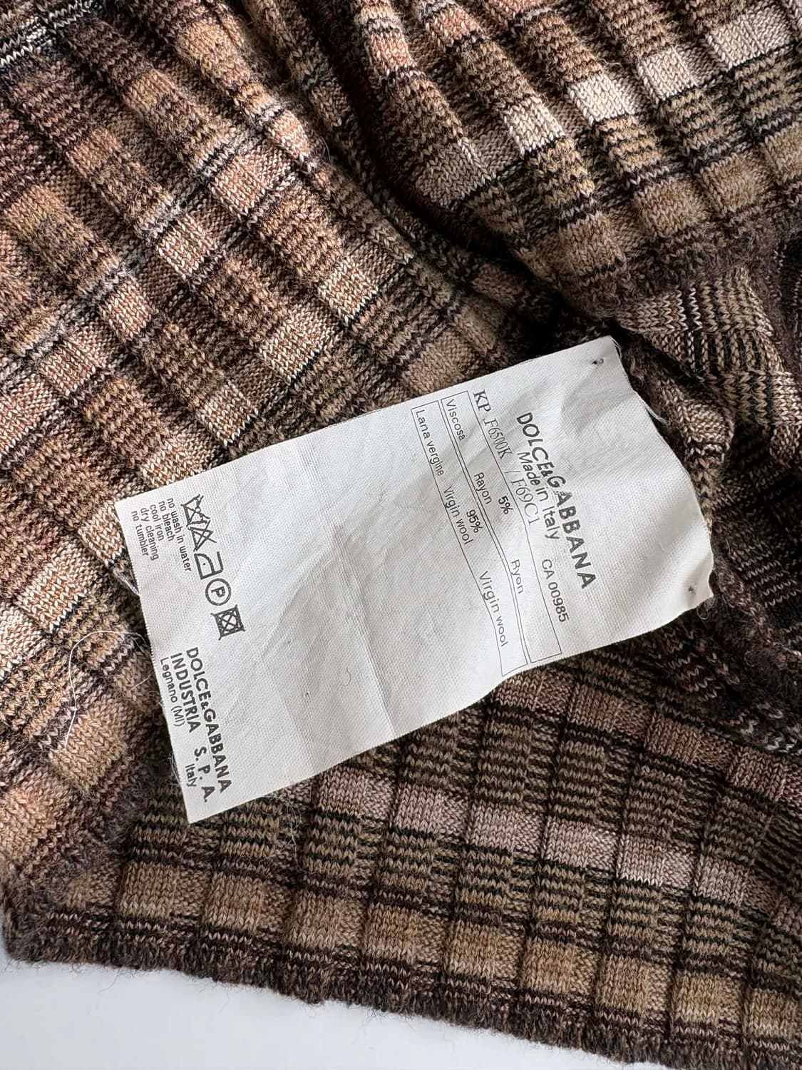 돌체앤가바나 00s 스트라이프 헨리넥 니트 드레스 상품이미지4