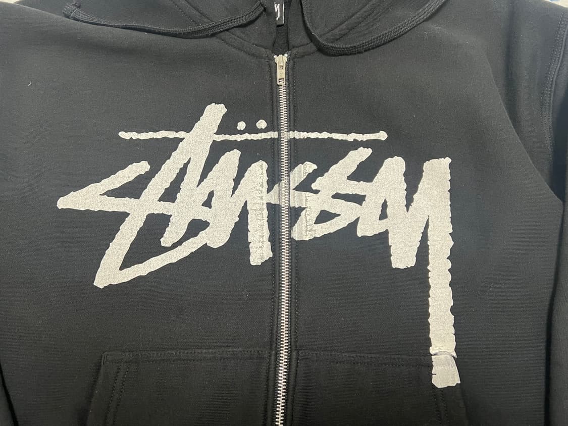 스투시 스탁 후드집업 블랙 상품이미지4