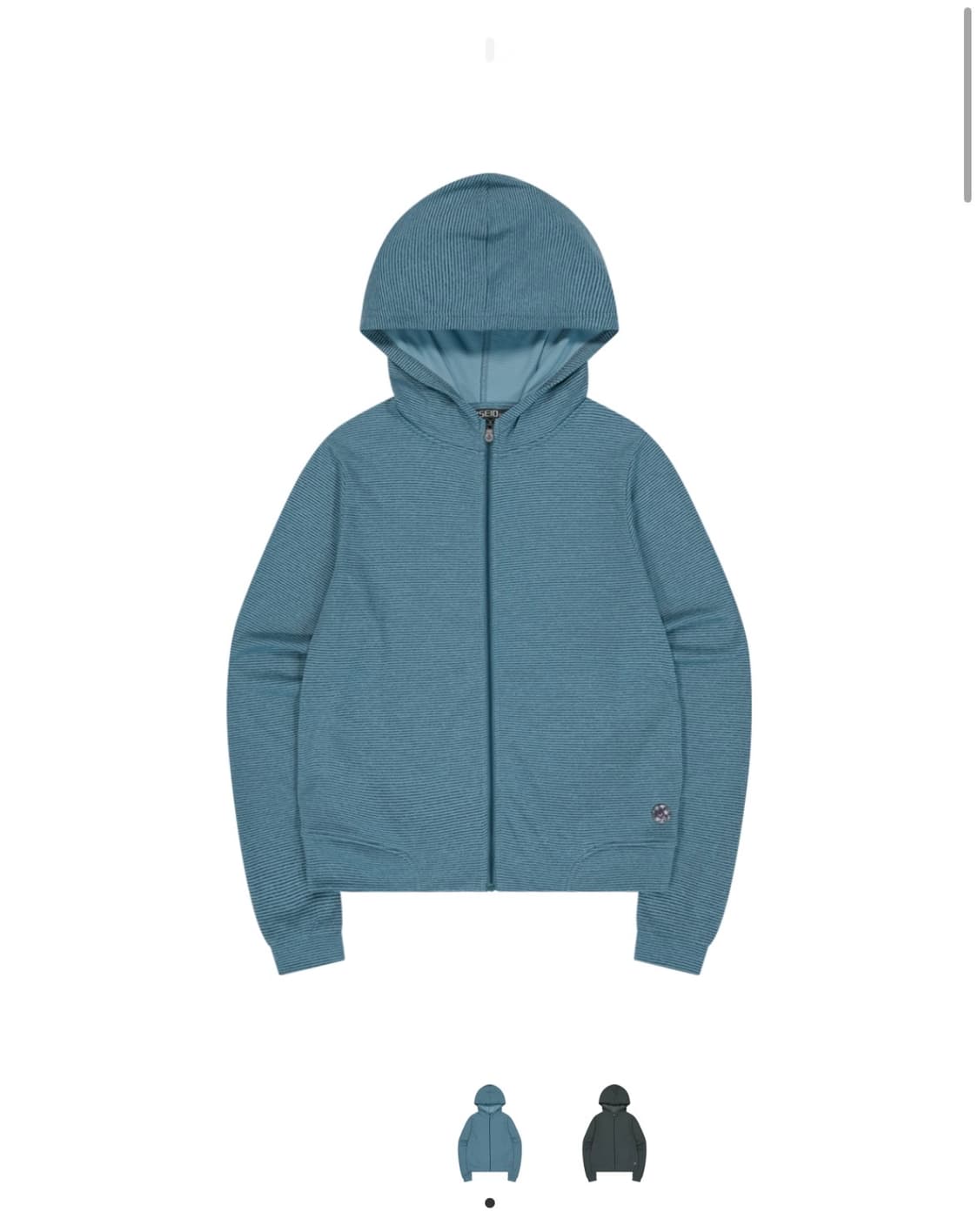 코이세이오 038 스트라이프 집업 블루 상품이미지1