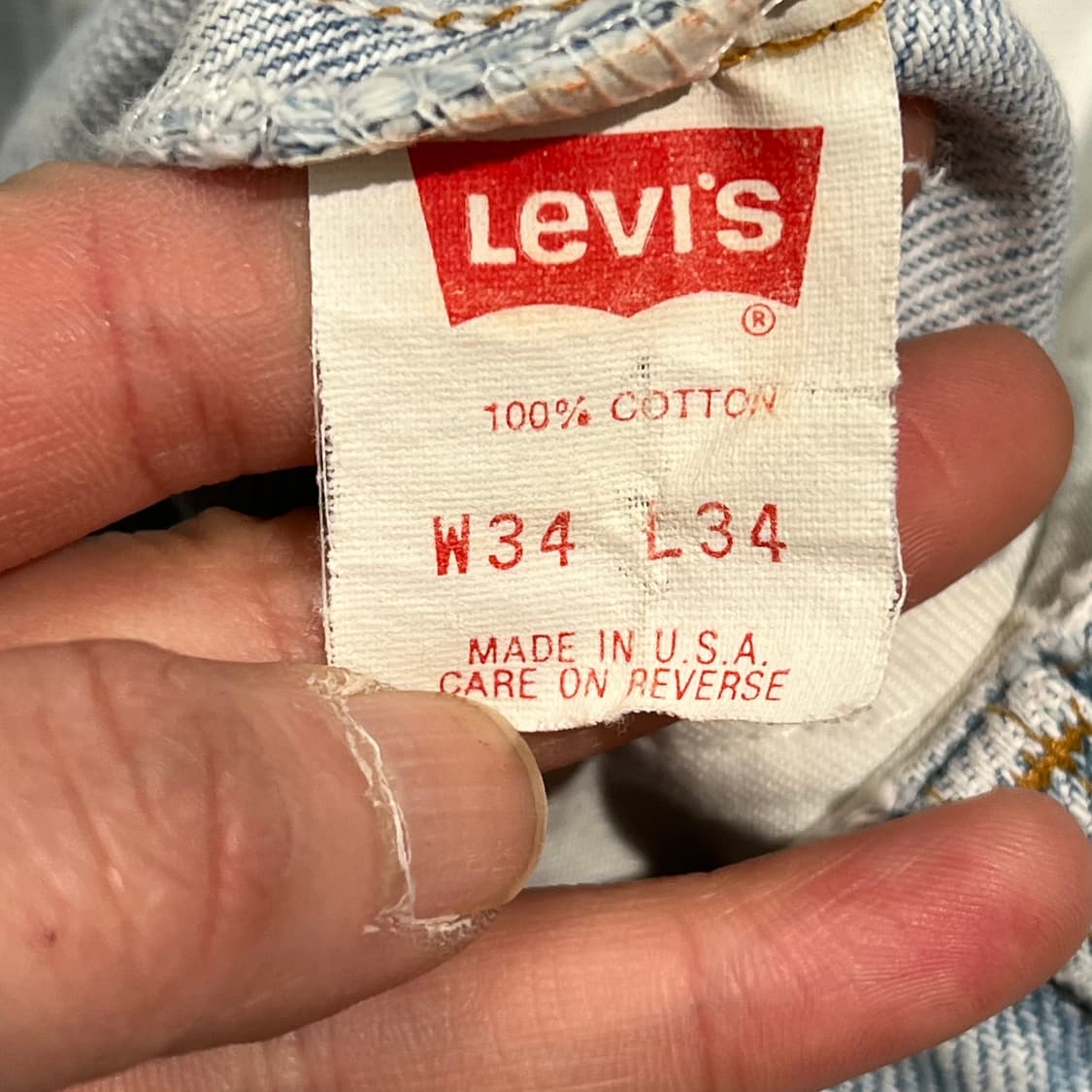 usa 리바이스 550 블랭크탭데님팬츠 s10931 상품이미지7