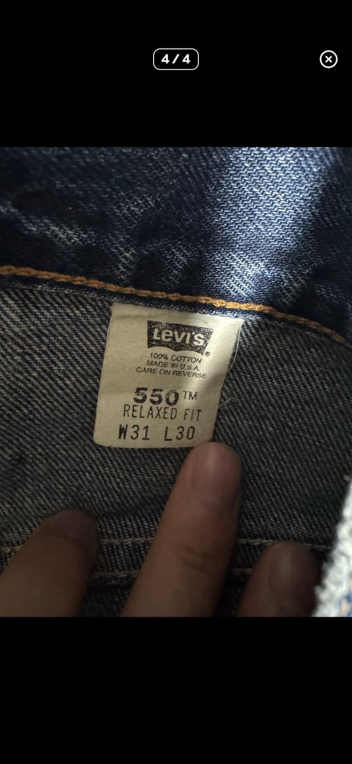 빈티지 리바이스 550 31사이즈 상품이미지4