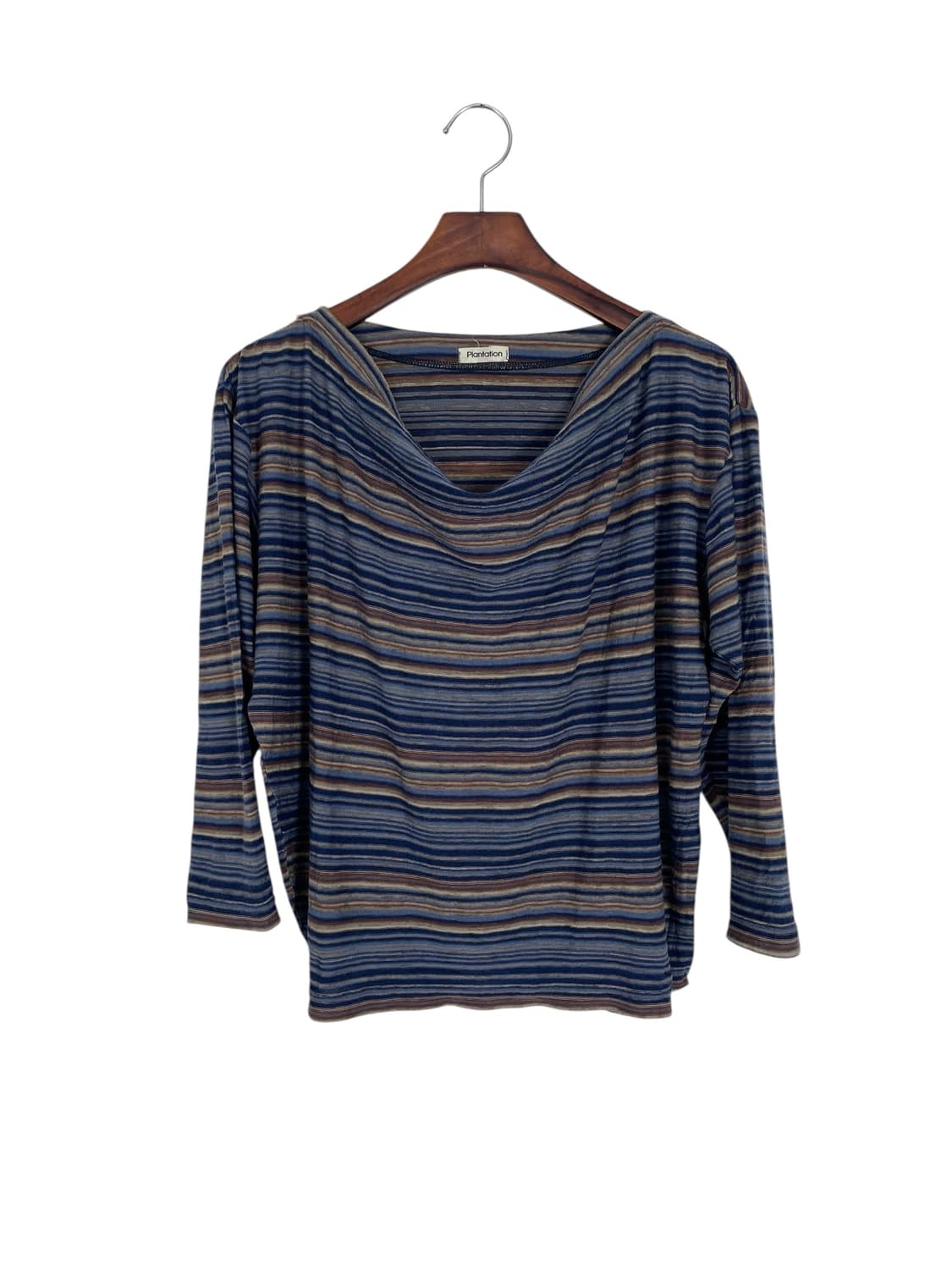 90s issey miyake plantation stripe top   상품이미지5