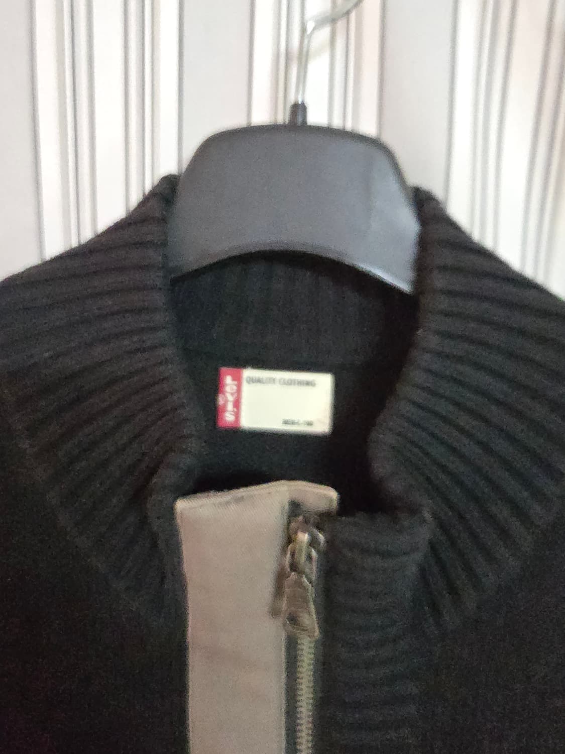 (108) 리바이스 블랙 니트 집업 가디건 상품이미지4