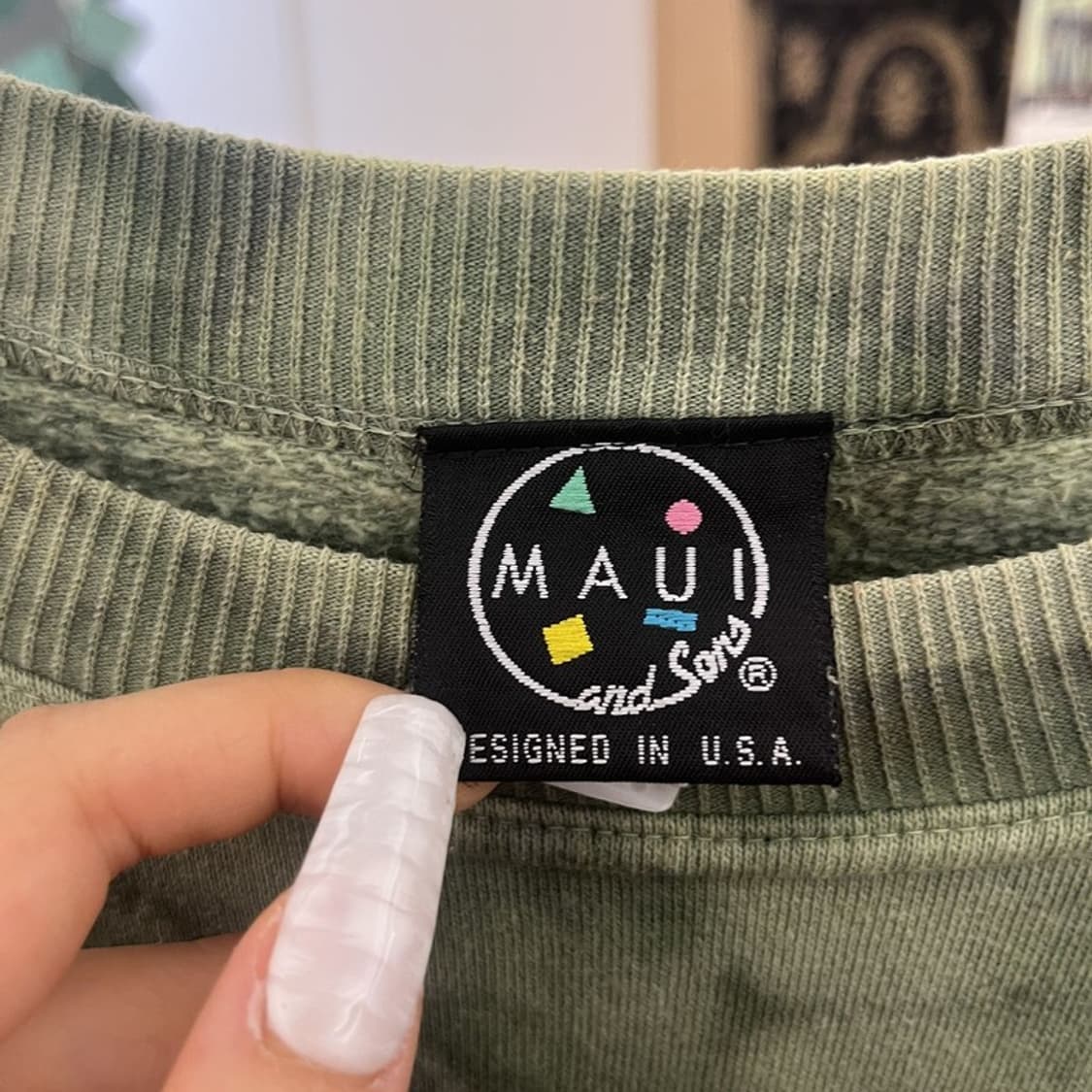 Maui&Sons 펑크 키치 타이다이 샤크 맨투맨 110 C10782 상품이미지5