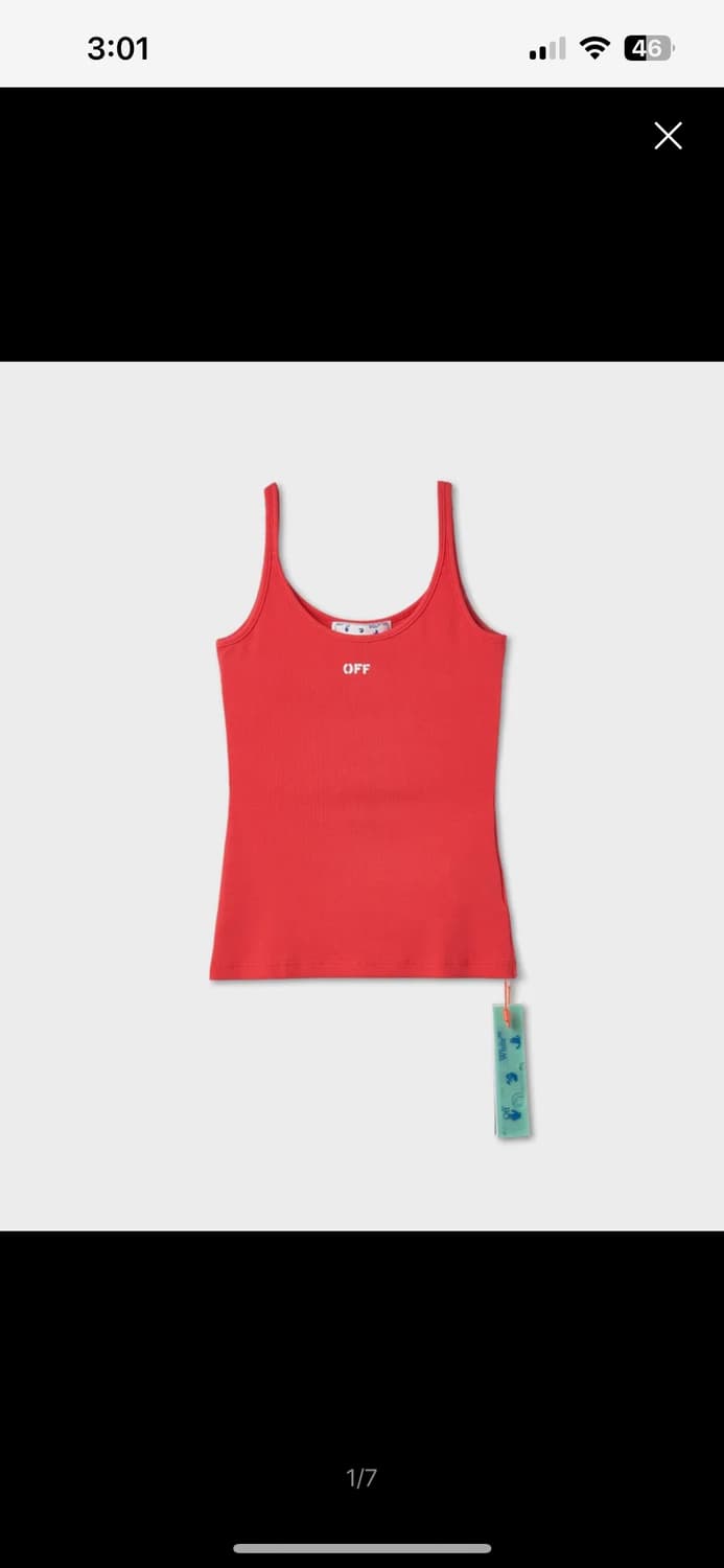 Off-White 나시 탑 상품이미지1