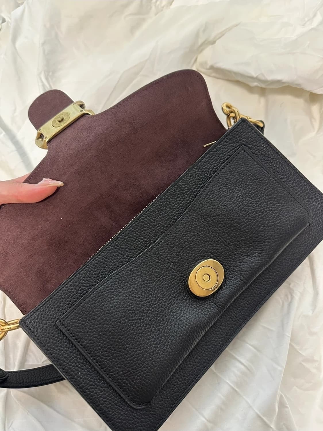 코치 태비26 송아지가죽 상품이미지4