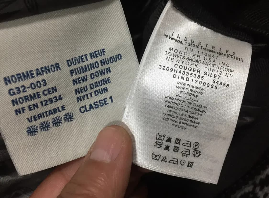 몽클레르 X 화이트 마운티니어링 집업 베스트(푸퍼-다운)2 사이즈 상품이미지7