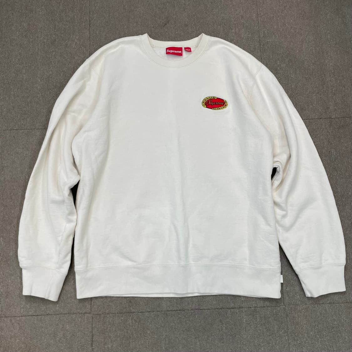 Supreme 슈프림 체인로고 크루넥 맨투맨 L  상품이미지1