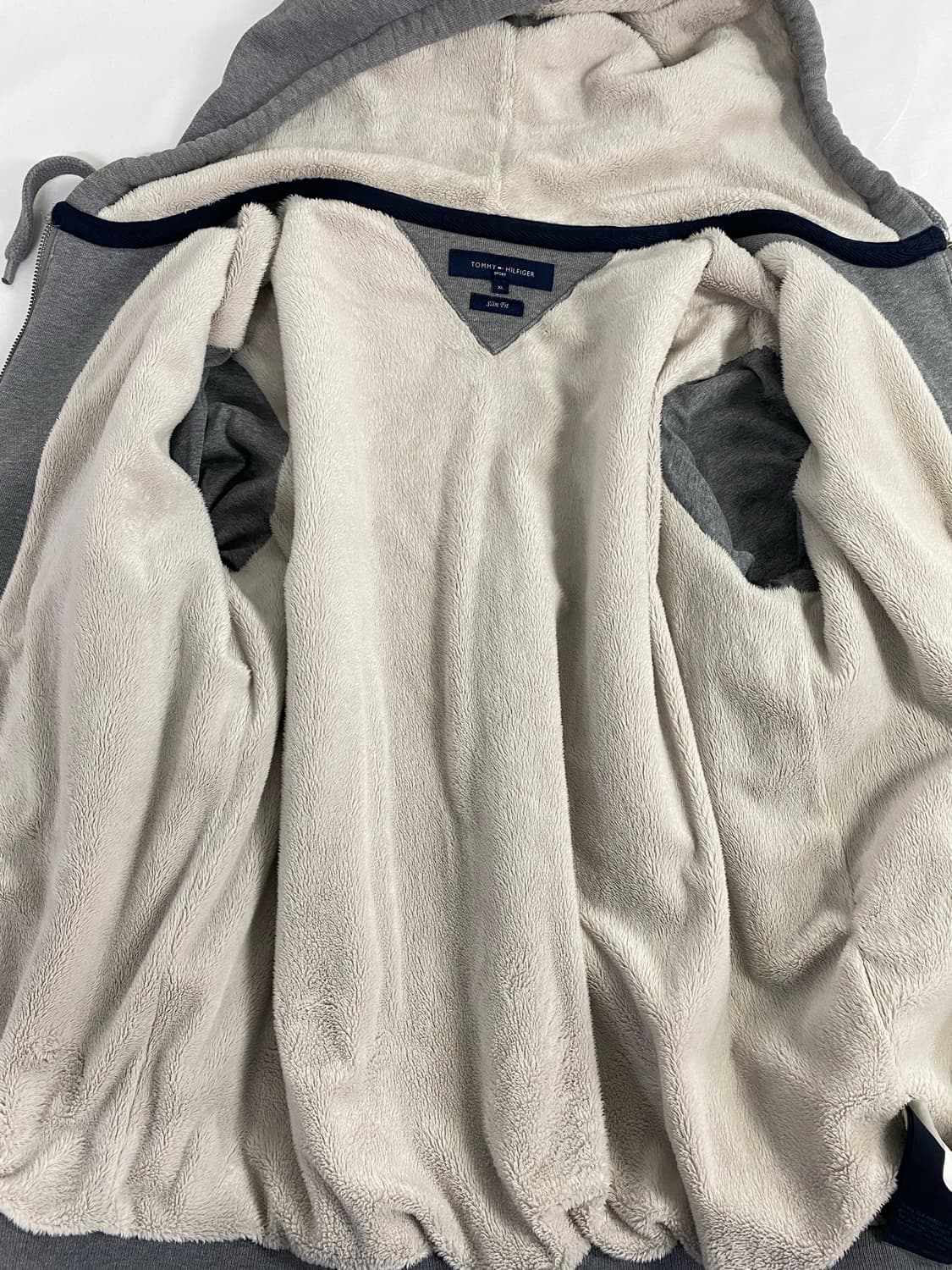타미힐피거 털 후드집업 XL 상품이미지6