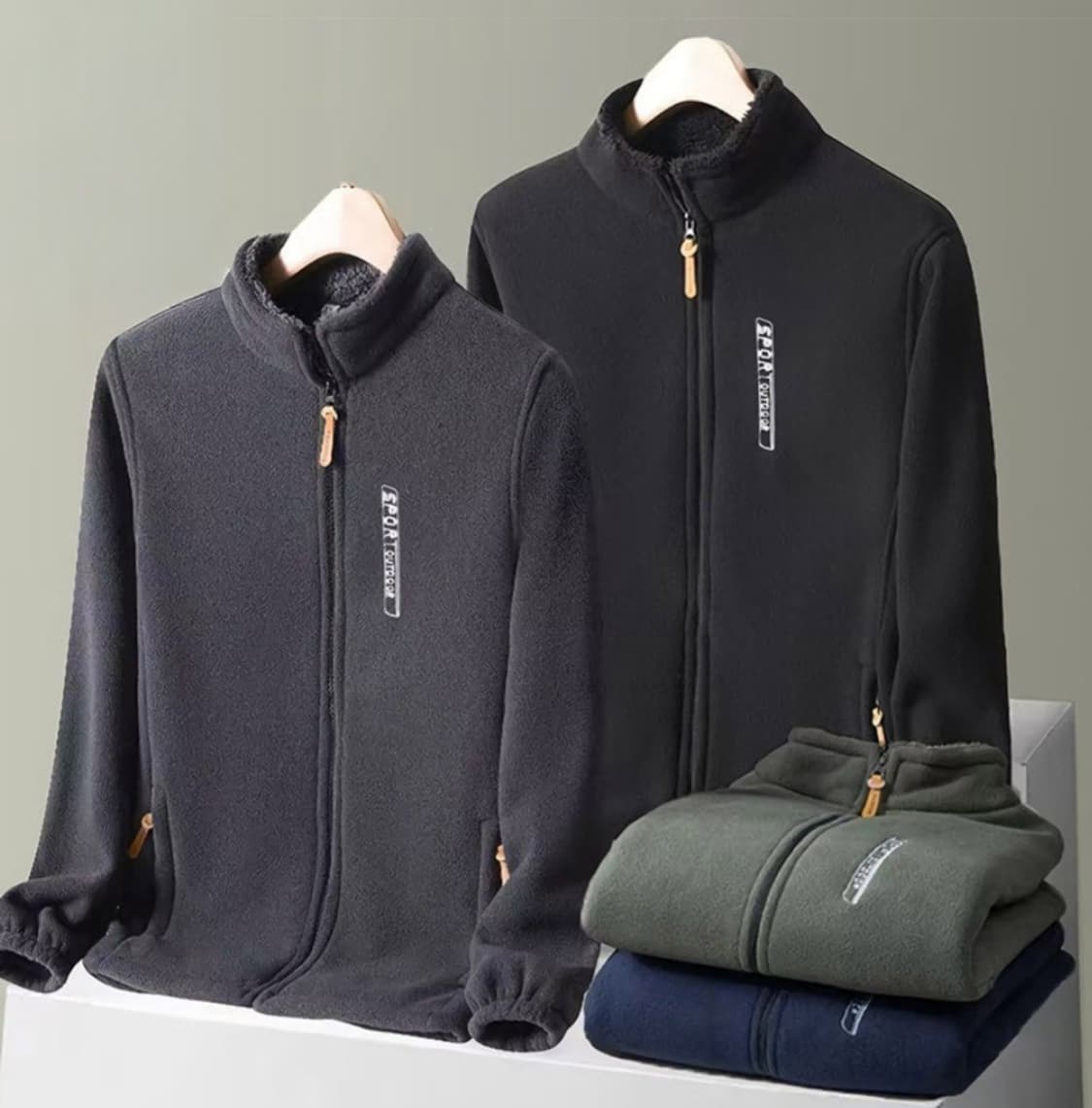 후끈한 후리스집업자켓 작업복 등산복 낚시복 캠핑복 보온후리스 겨울점퍼자켓 상품이미지2