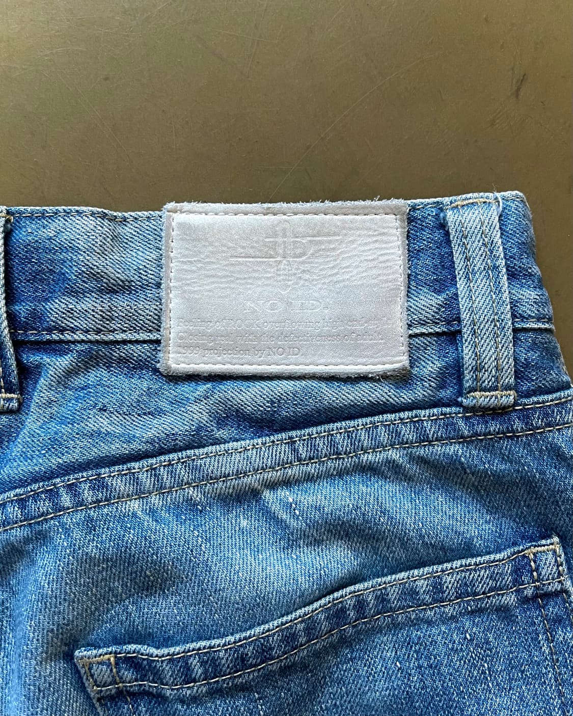 NO ID. Destroyed Patch-Work Boro Jeans 상품이미지9
