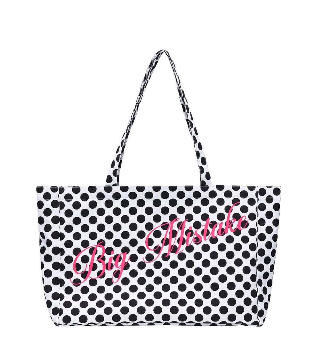 justhaus 도트 패턴 토트백 상품이미지1