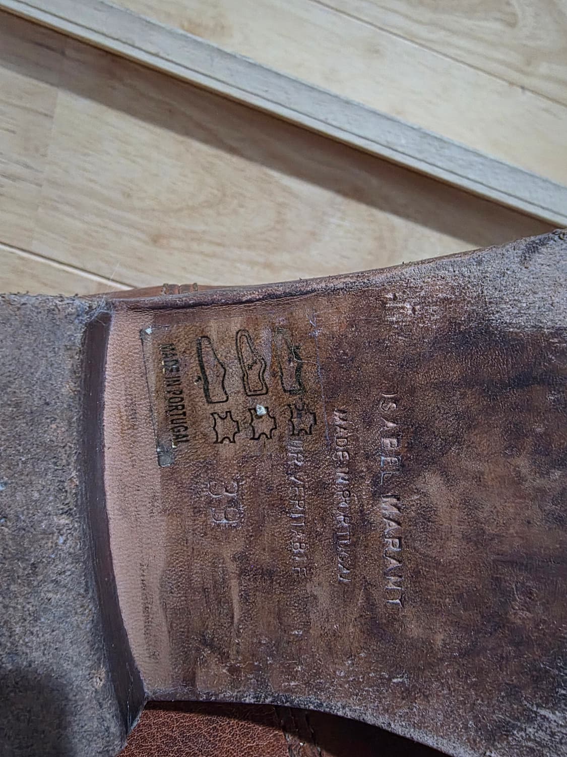 이자벨마랑 caleen 클러스터 브라운 스터드 장식 웨스턴 부츠 39 상품이미지4