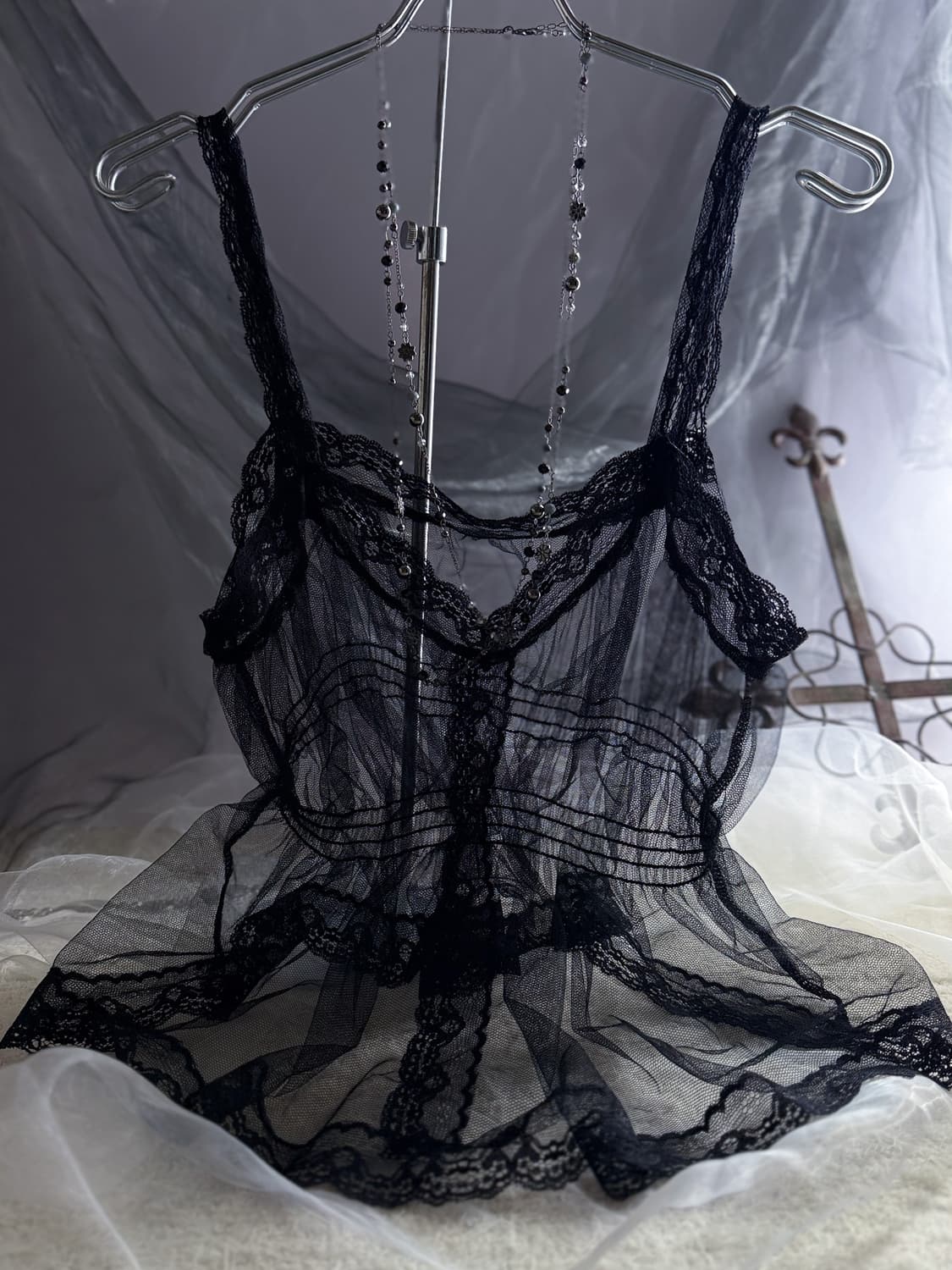 See-through lace sleeveless 0204 상품이미지1