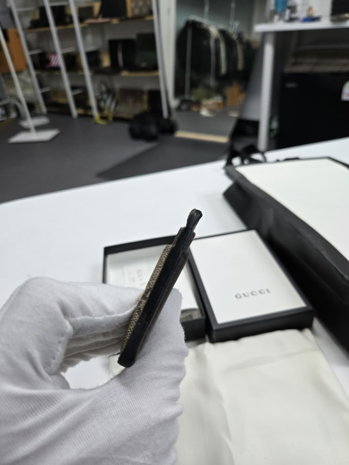 [A급컨디션]구찌 나비 카드지갑 상품이미지4