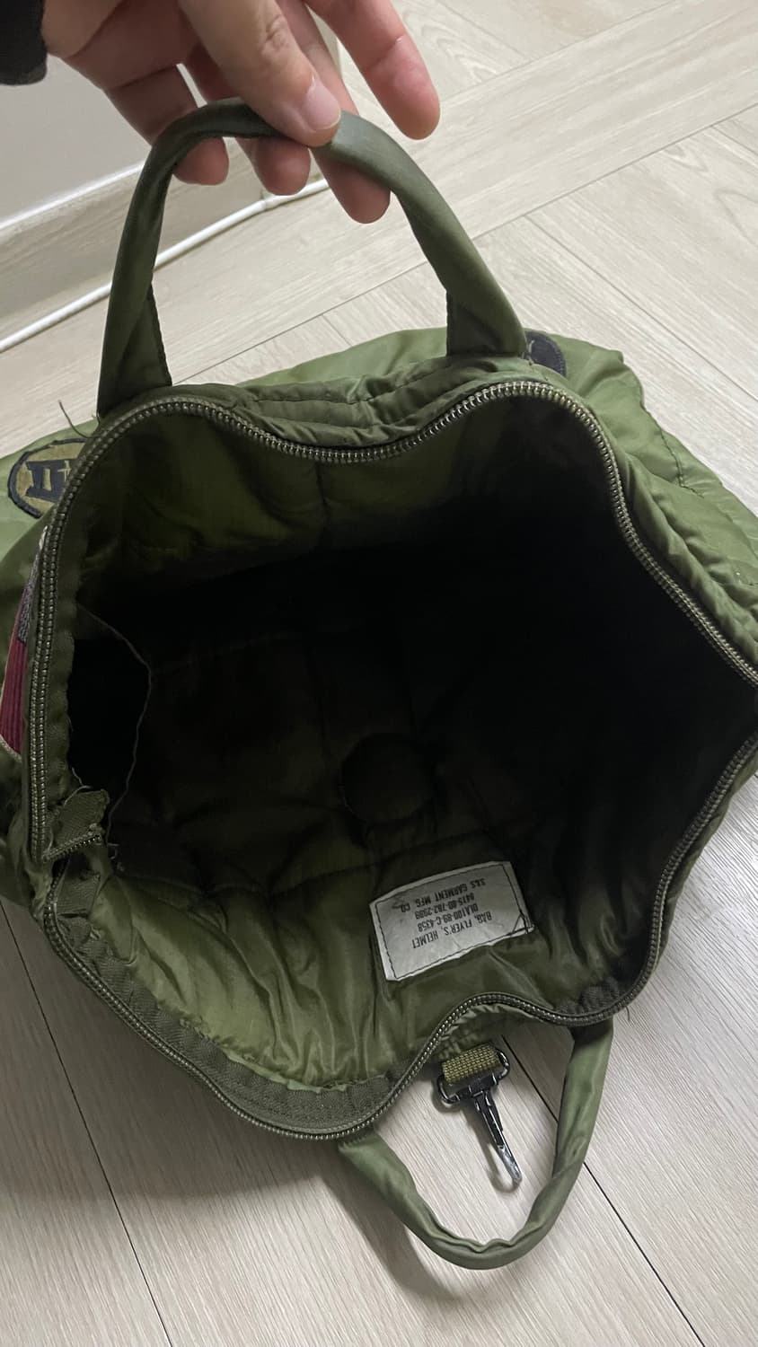 (희귀템) 80년대 USAF 미군 헬맷백 상품이미지6