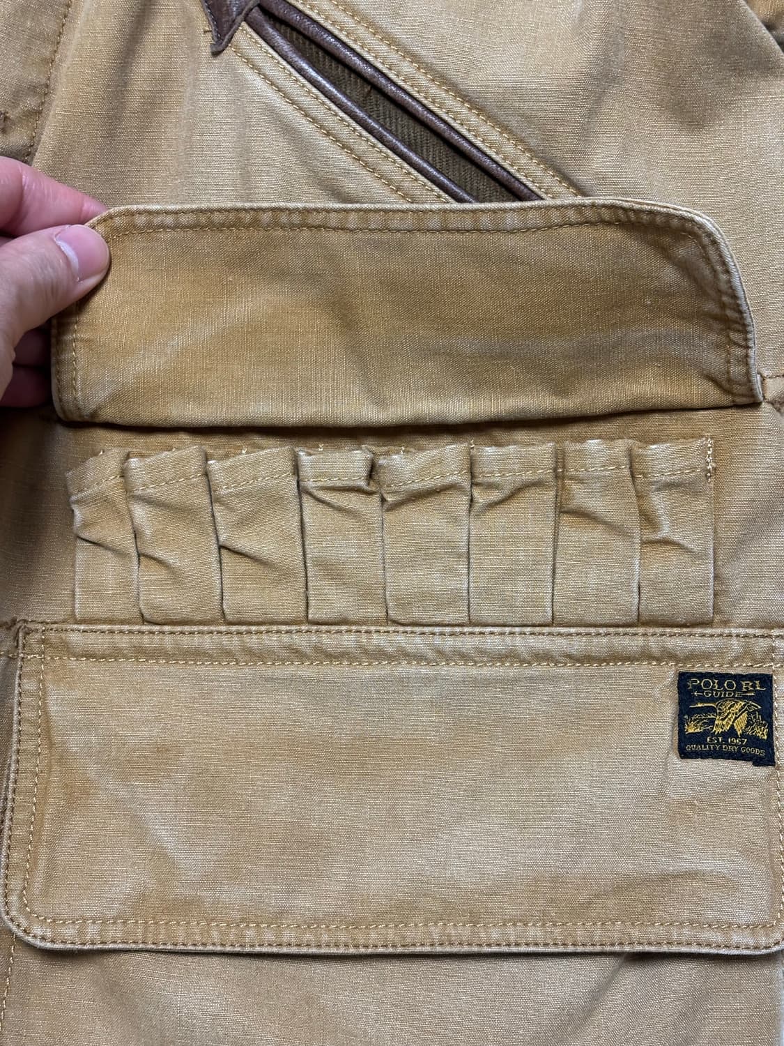 폴로 컨트리 캔버스 유틸리티 재킷 S 상품이미지5