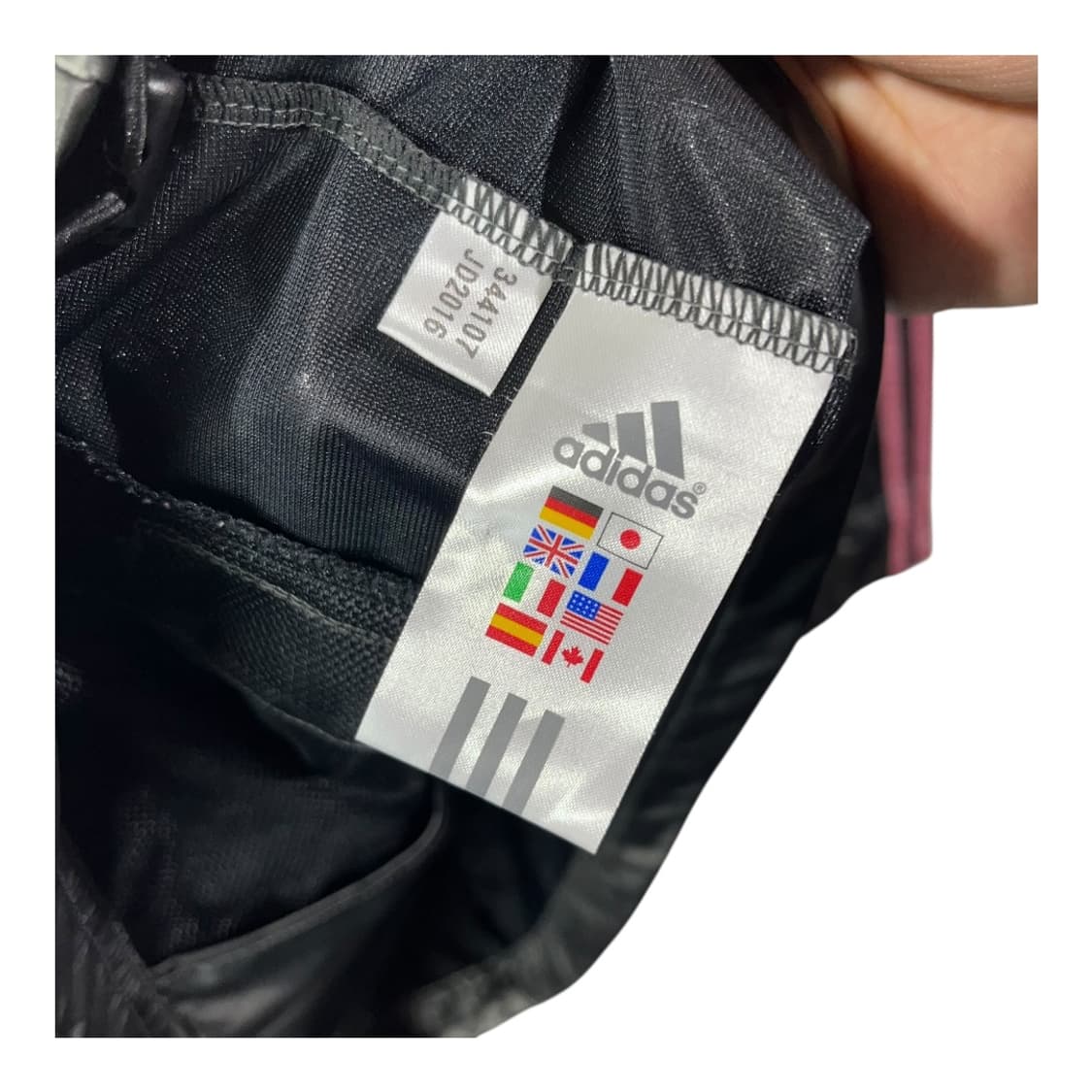 [Adidas] 아디다스 블랙핑크 유광 후드집업 상품이미지7