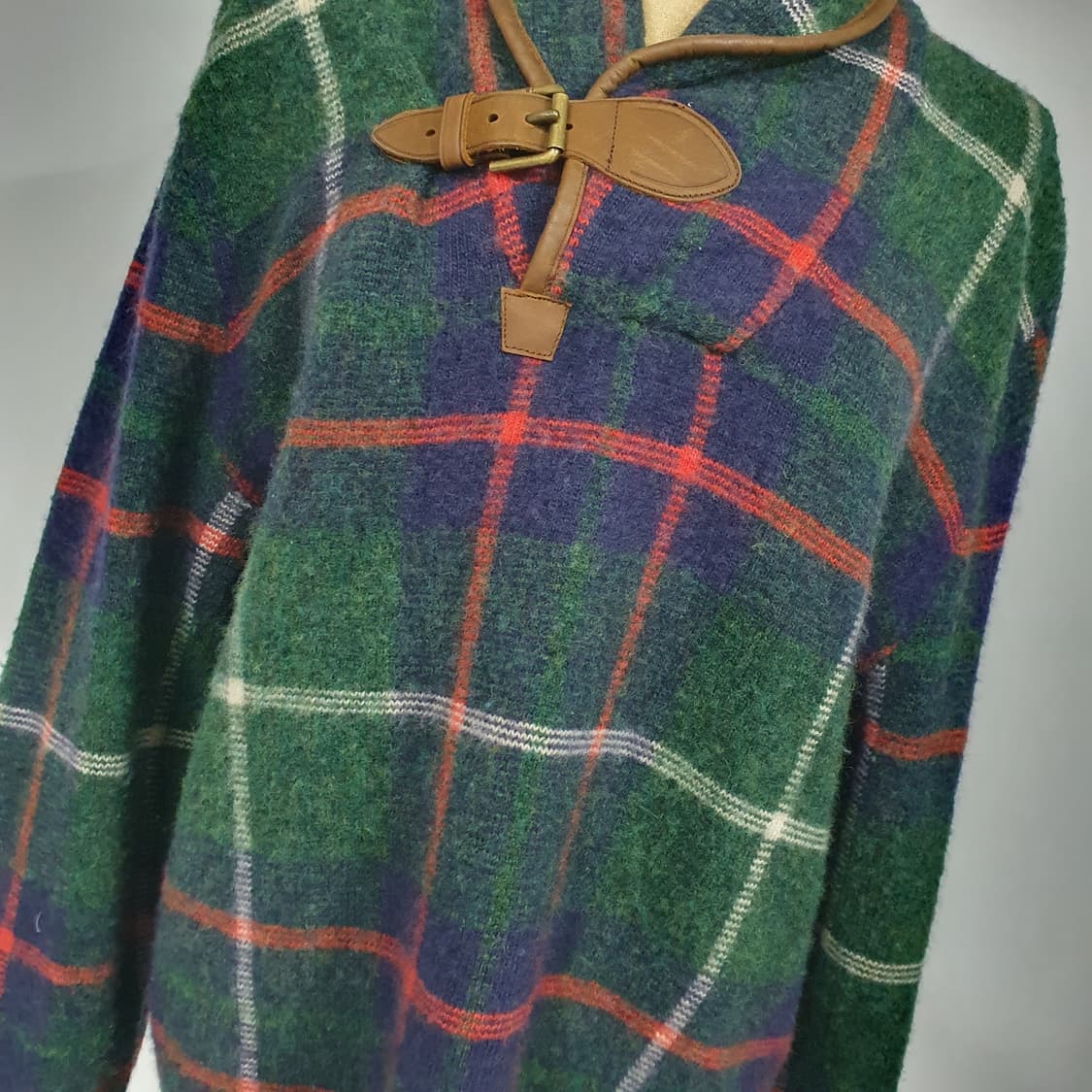 폴로니트 폴로 랄프로렌 엘보패치 메리노 울 램스울 숄카라 헌팅 니트 상품이미지3