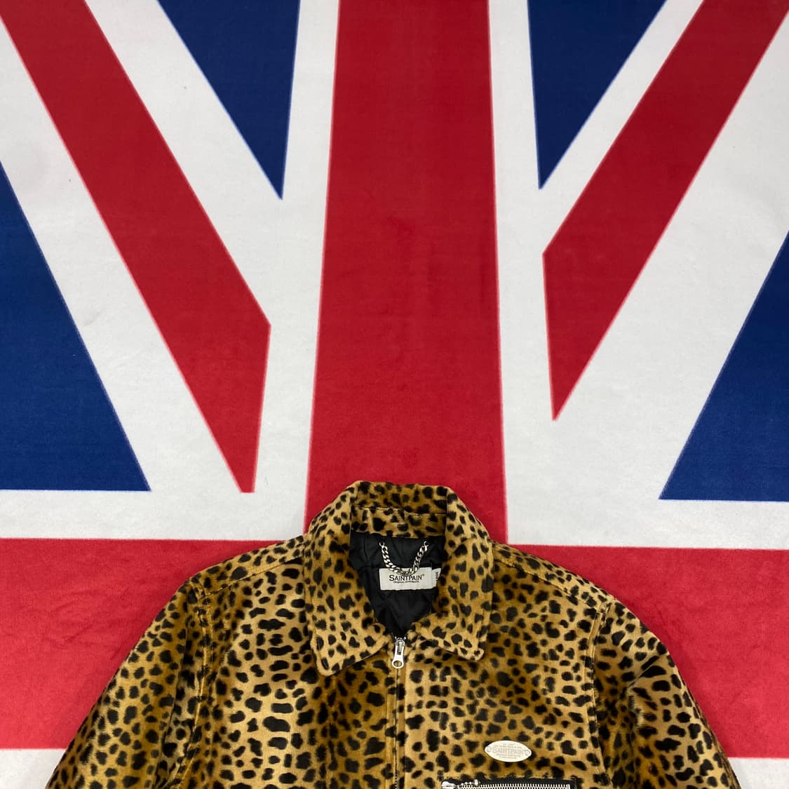세인트페인 레오파드 퍼자켓 L 상품이미지2