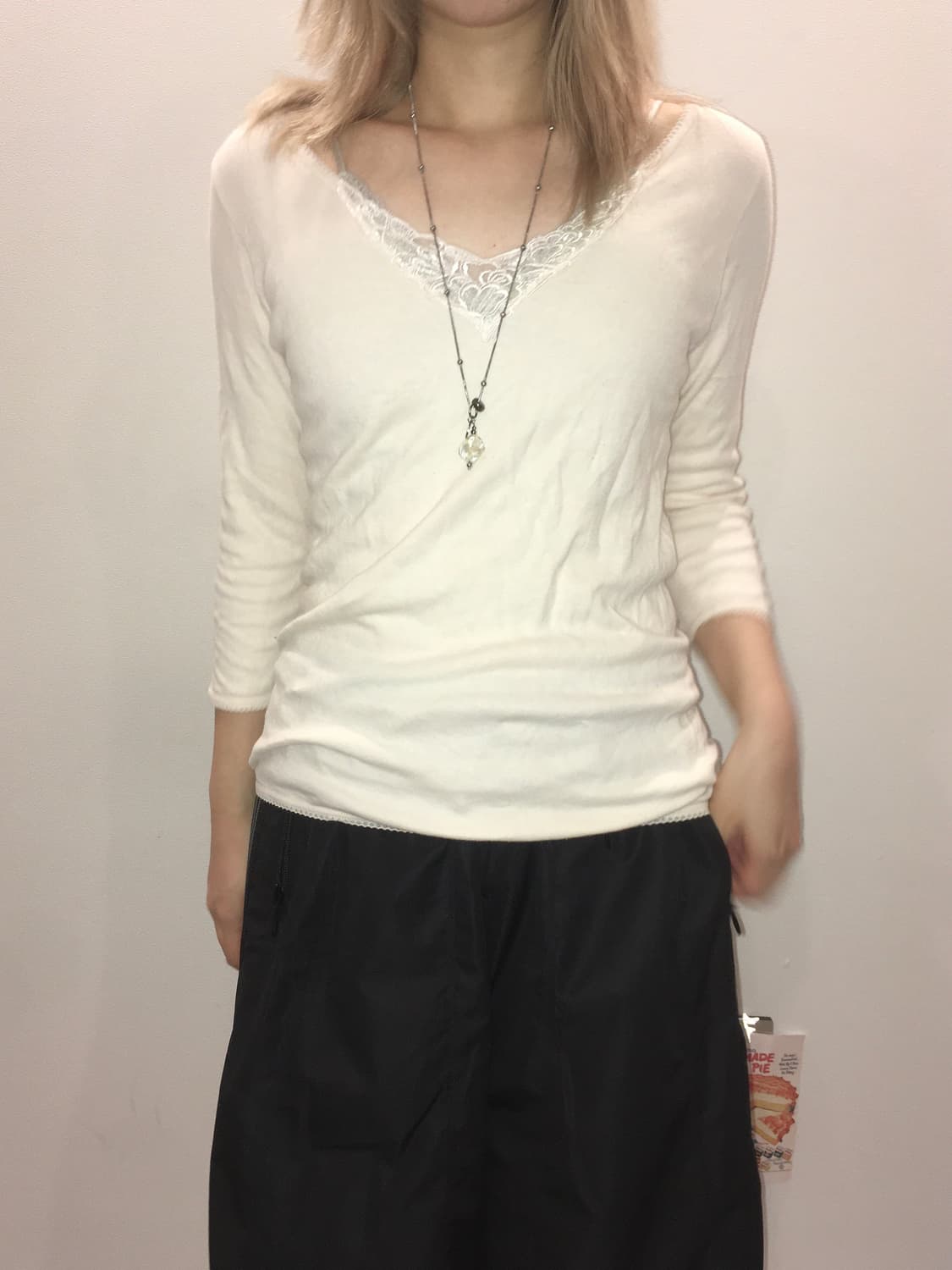 jpn vintage lace t-shirt 상품이미지2
