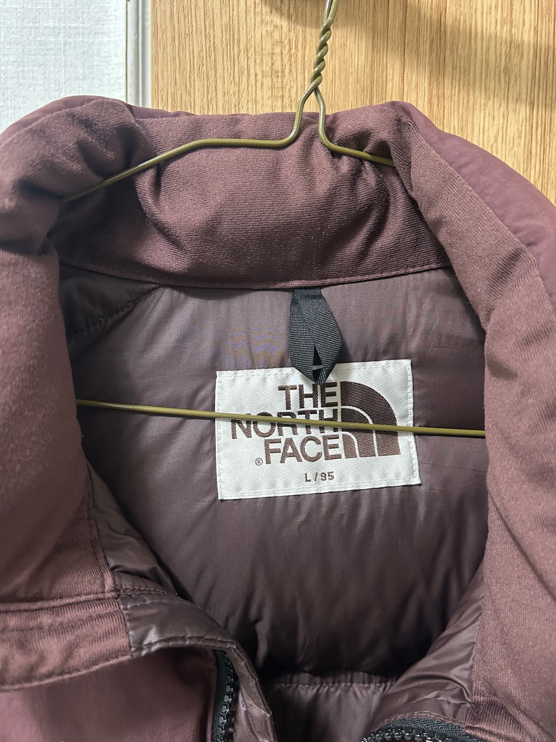 노스페이스 패딩 화이트 라벨 노벨티 눕시 다운 자켓 코코아 브라운 상품이미지3