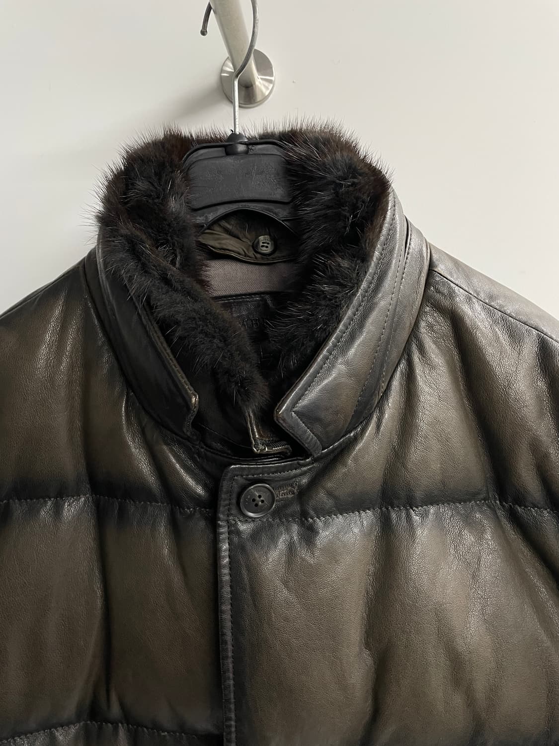 캠브리지 멤버스 리얼양가죽 구스다운 자켓 상품이미지6