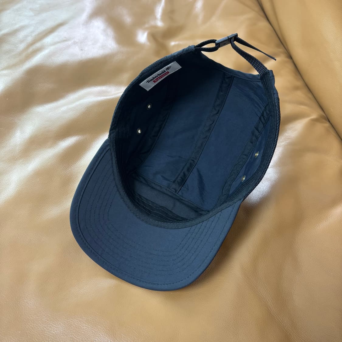 슈프림 팀버랜드 캠프캡 모자 사이드 메쉬 블랙 상품이미지6