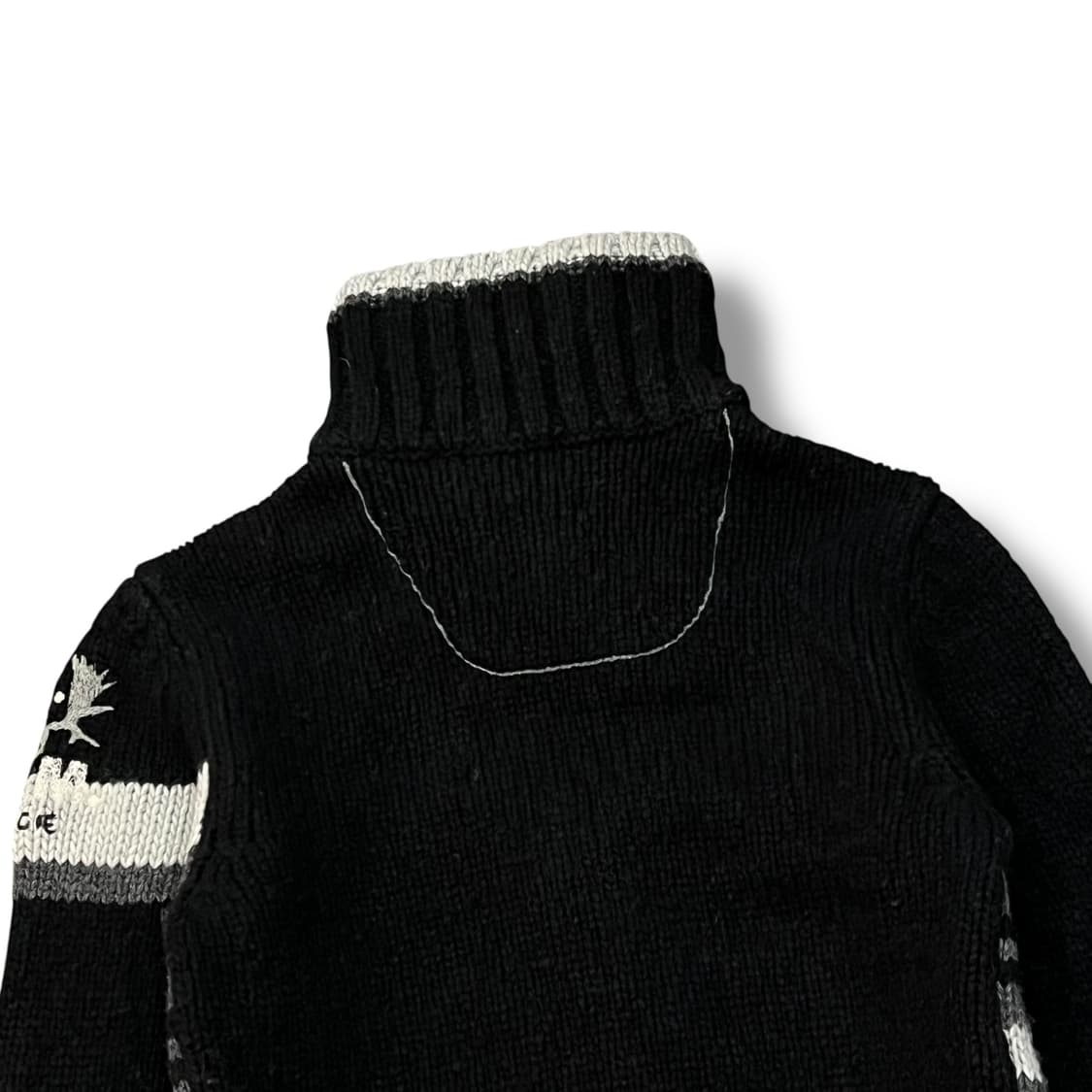  Energie 하이넥 체크 니트 집업 y14403 상품이미지7