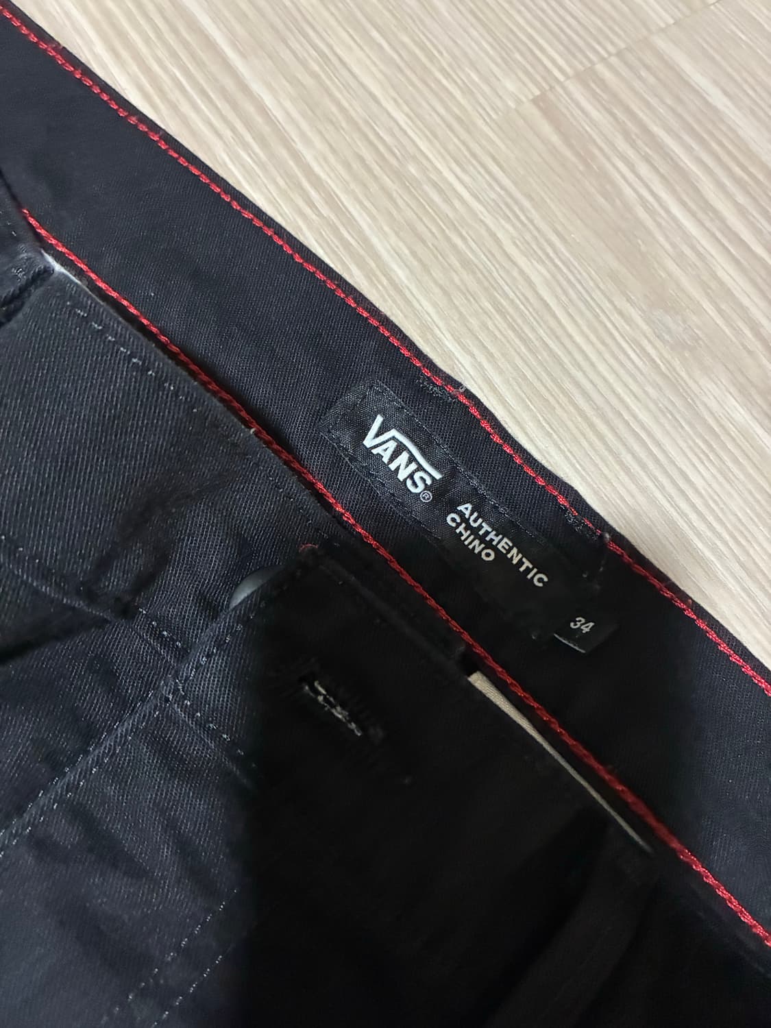 반스 어센틱 루즈핏 팬츠 블랙 상품이미지3