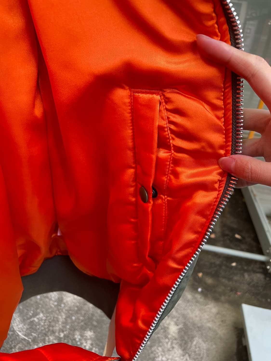 스투시 x 꼼데가르송 CDG MA-1 자켓 상품이미지6