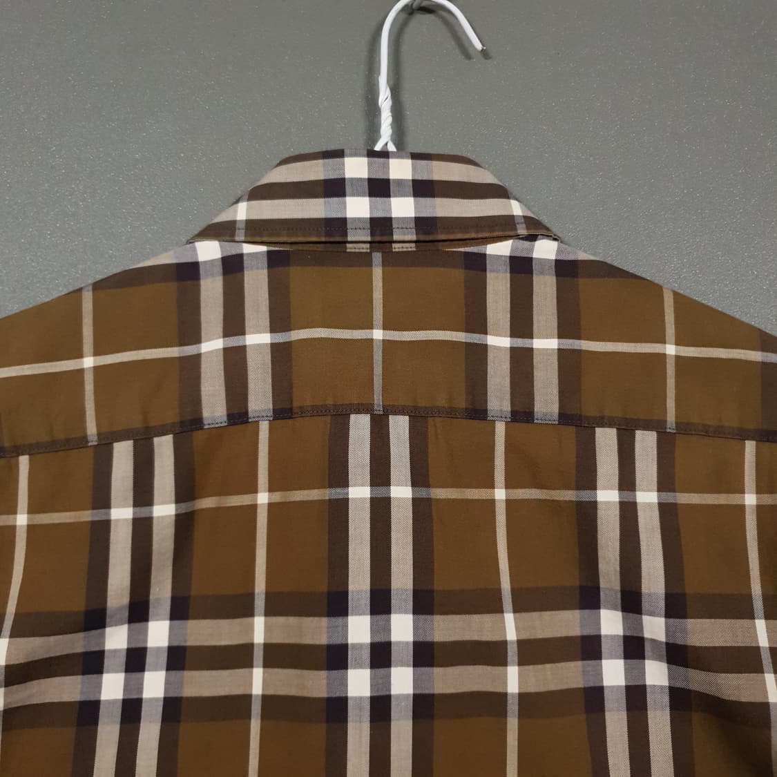 M) 정품 버버리 브릿 시그니처 노바체크 하프 반팔 셔츠 남방 상품이미지9