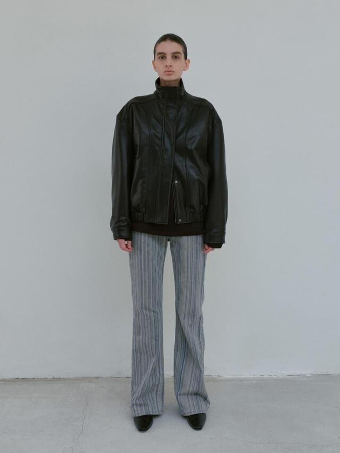 모이아 stripe denim (indigo mix) / 2사이즈 상품이미지1