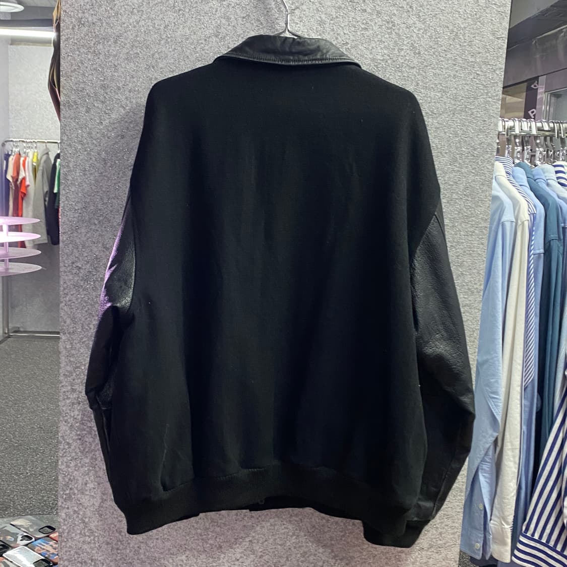 NFL 패치 스웨이드 레더 바시티자켓 B3158 상품이미지4