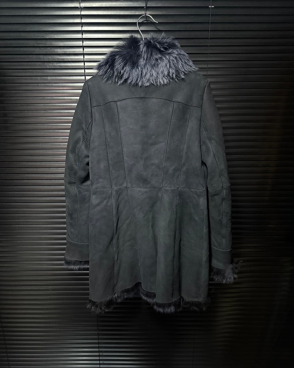 로보 천연 가죽 모피 양 털 밍크 무스탕 스웨이드 고스 펑크 락 스페인 상품이미지4