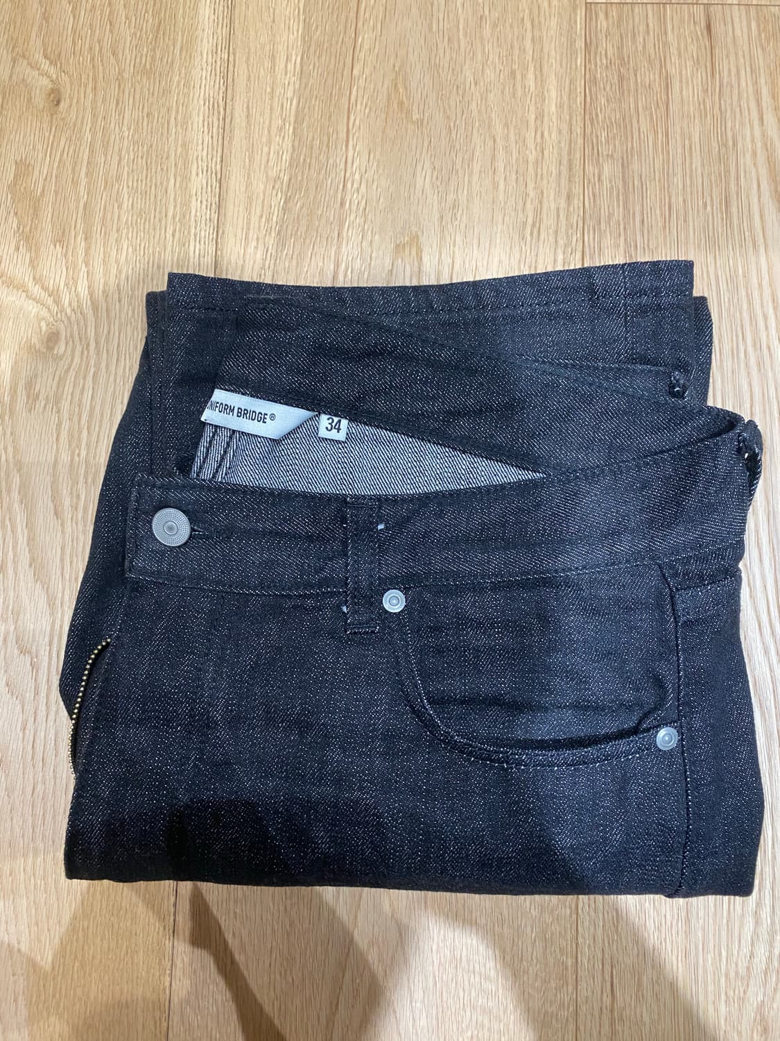 유니폼브릿지 셀비지 블랙 34 상품이미지3