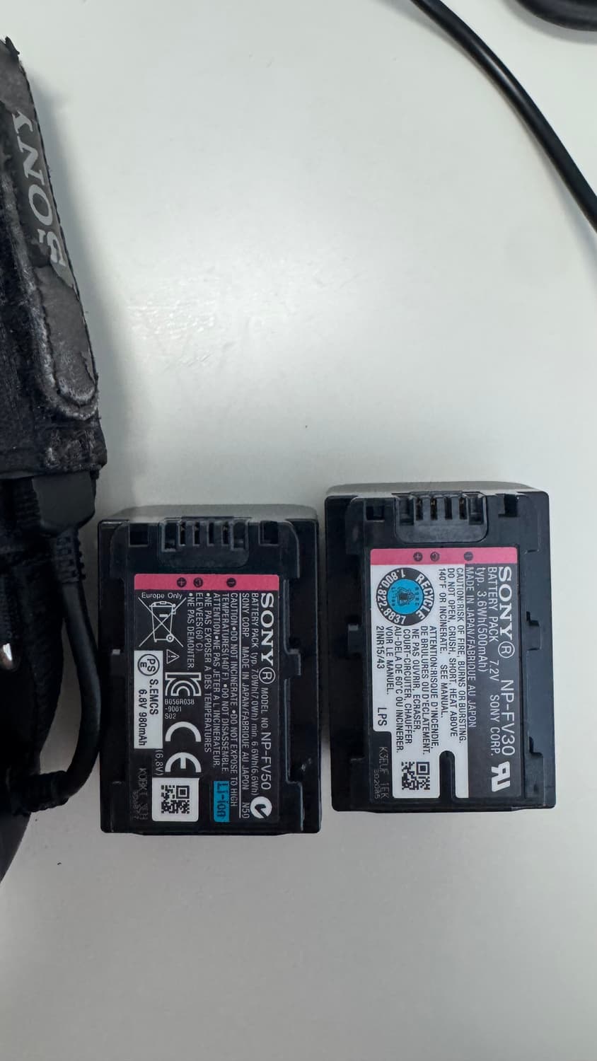 SONY HDR-PJ590V 소니 빈티지 캠코더 가방 배터리 SD카드포함 상품이미지3