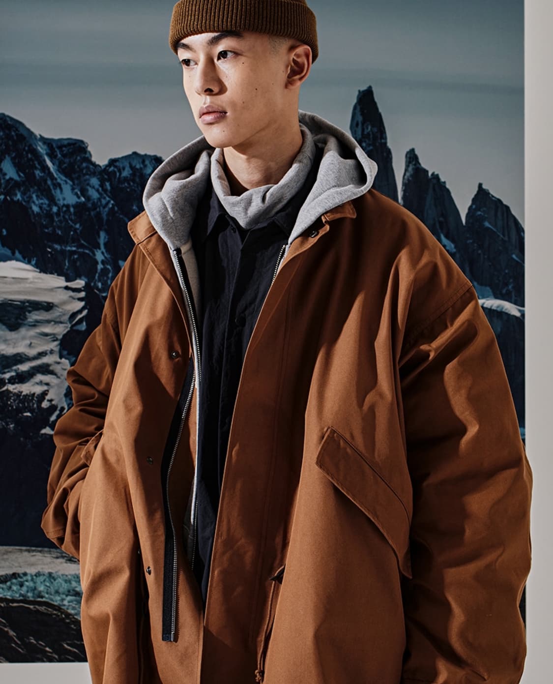 유니폼브릿지 / m65 피쉬테일 파카 브라운 / L 상품이미지3