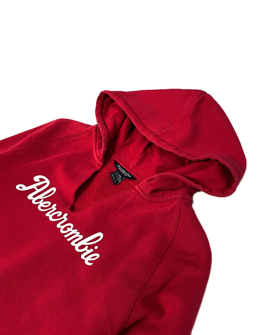 Abercrombie 레드 브이넥 후드 상품이미지5
