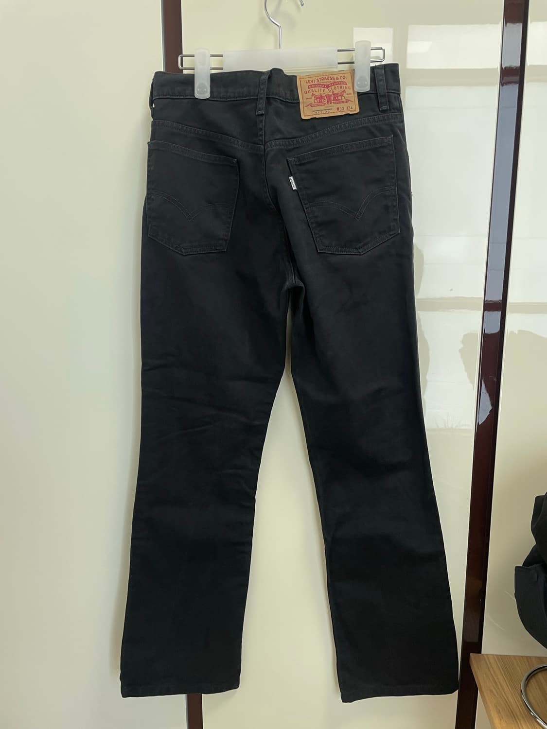 [30X34] 리바이스 517 화이트탭 블랙 상품이미지2