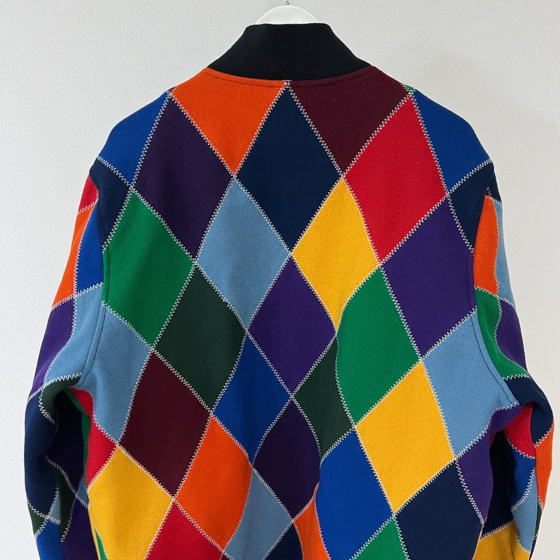 슈프림 15FW 할리퀸 울 바시티 자켓 멀티 상품이미지5