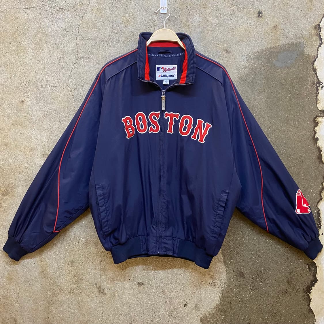 90s Made in Korea 미국 빈티지 인디언스  바람막이 자켓 상품이미지1