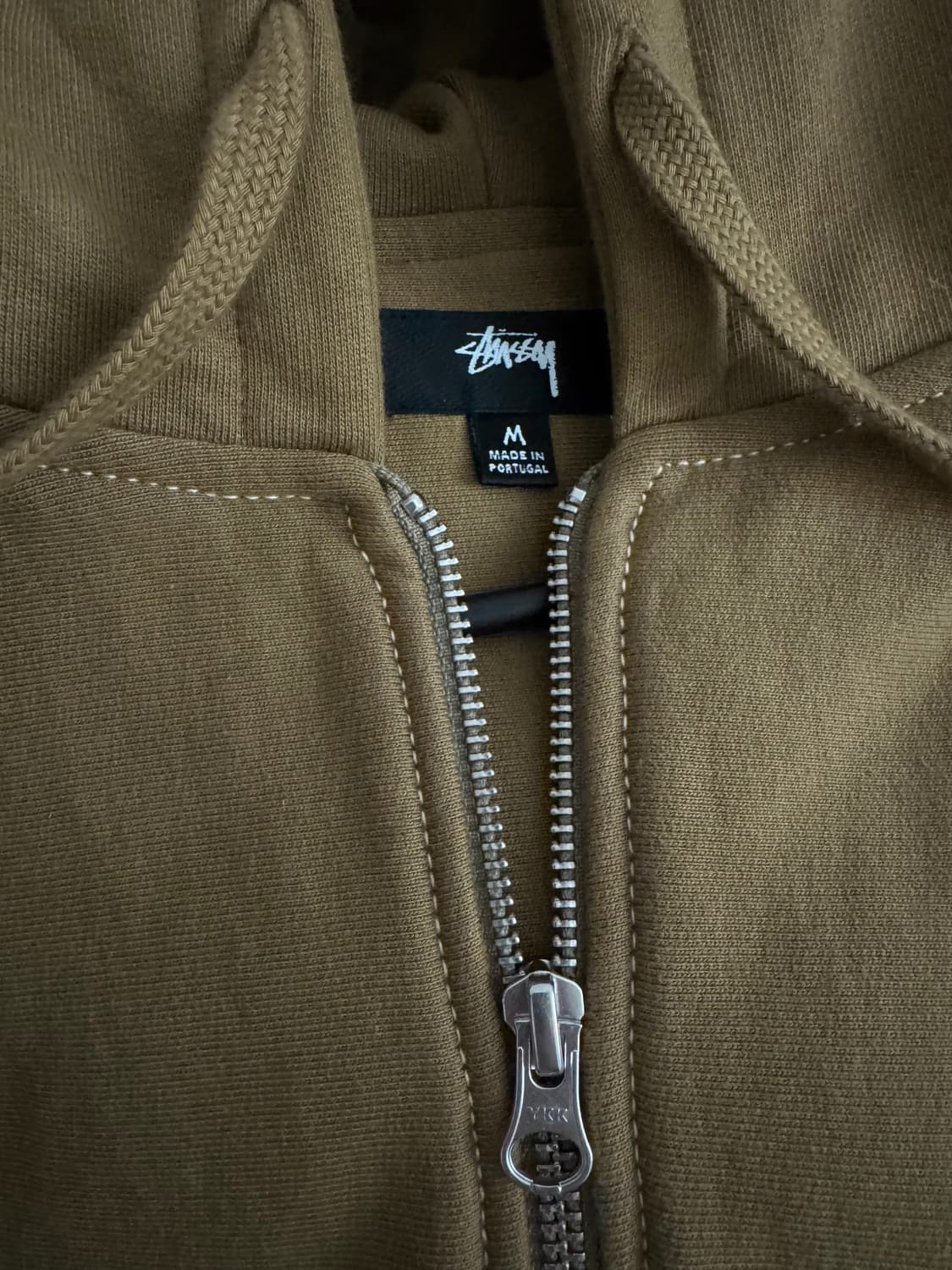 스투시 더블페이스 라벨 후드집업 급처 상품이미지3