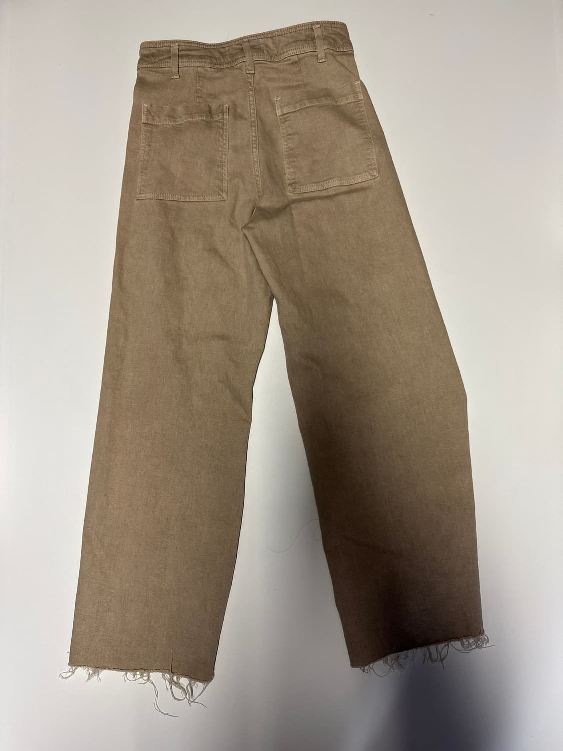 여성 자라 ZARA 더 마린 스트레이트 스톤 와이드 팬츠 38 상품이미지2