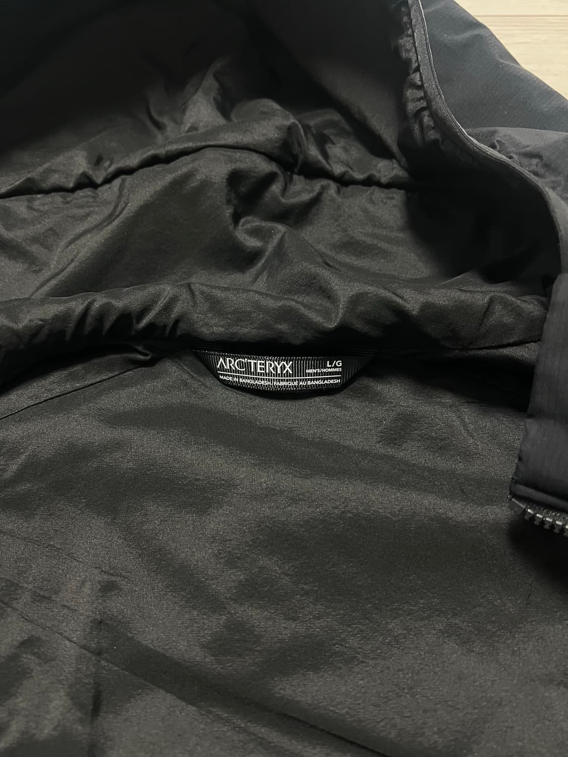 아크테릭스 아톰 후디 블랙 L 상품이미지4